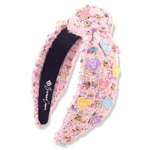 Brianna Cannon Tweed Heart Candy Headband